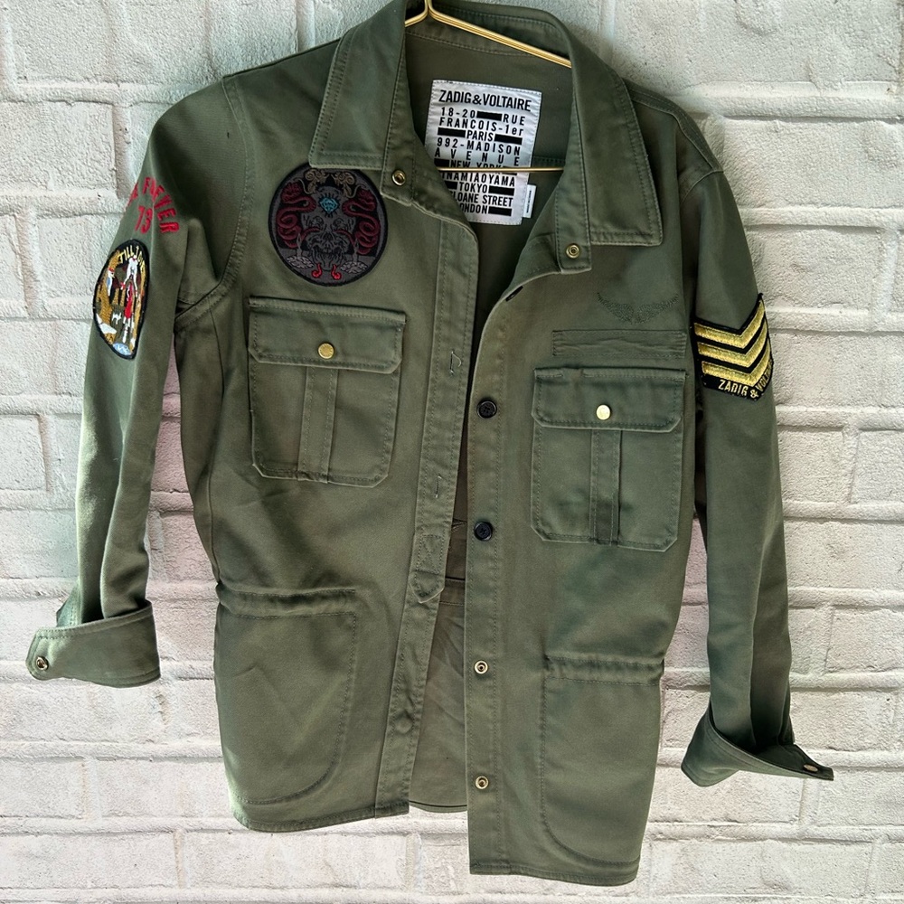 Zadig & Voltaire military jacket